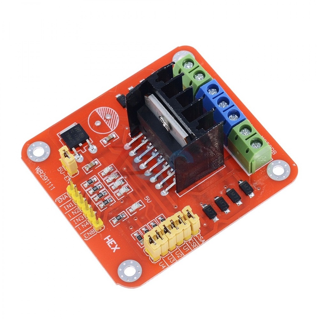 L298N Dual H Bridge DC/Stepper Motor Driver Module ( just open )