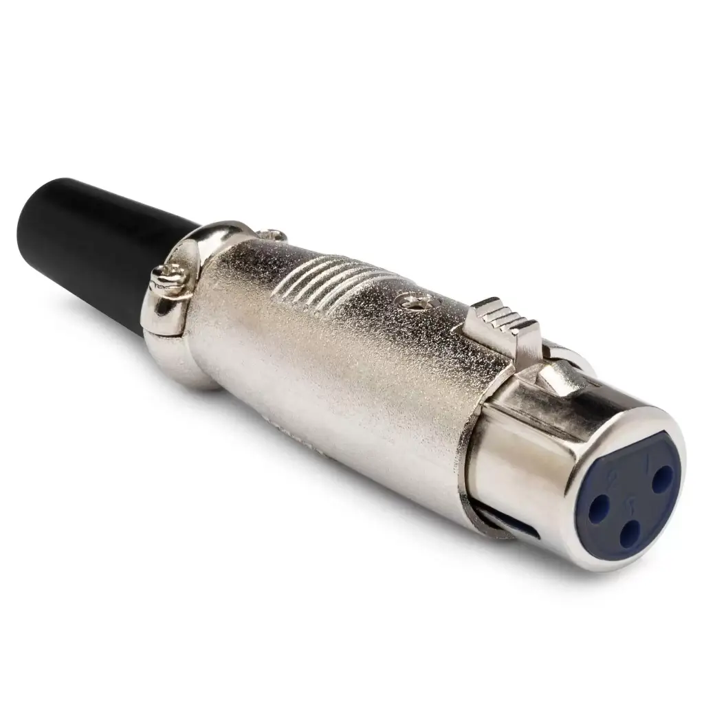 XLR Cable Connector Female 3 Pin for Wire 