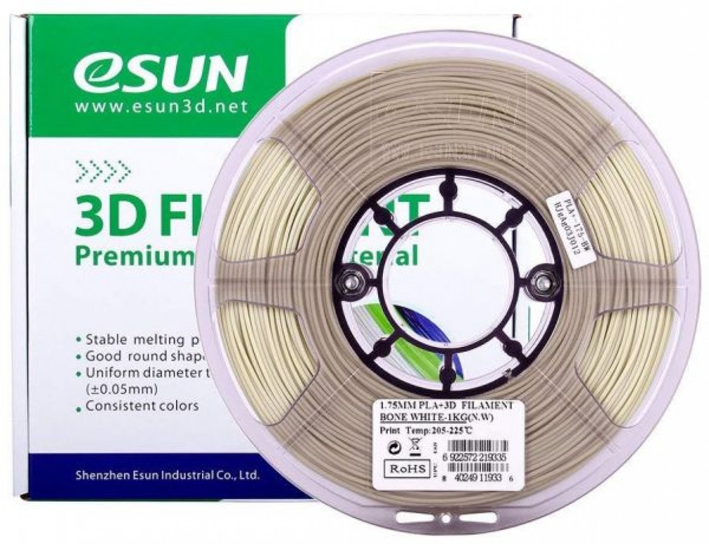 esun PLA+ Filament 1.75mm 1Kg Roll for 3D Printer