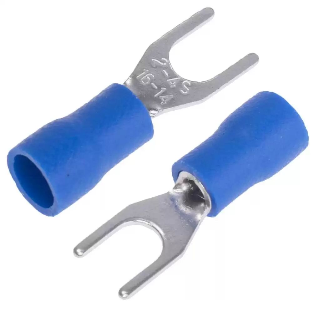 Insulated Fork Terminal 2mm-4mm (2 Pcs)