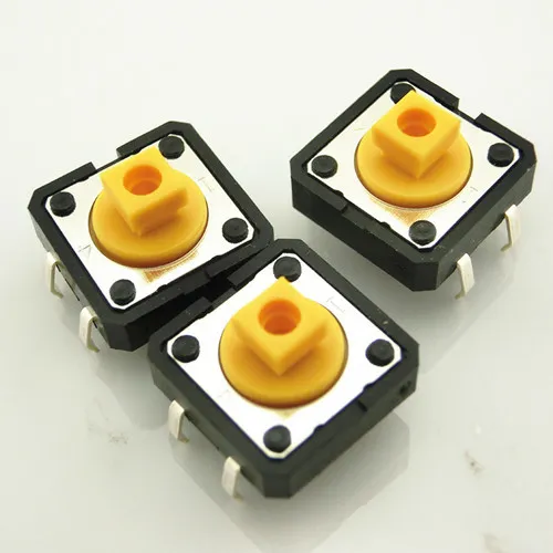 100PCS OMRON 2.55N B3F-4055 12*12*7.3 Tactile Switch