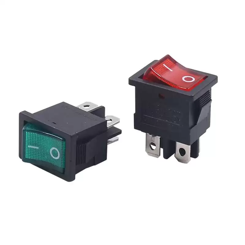 Rocker Switch ON-OFF 6A/250VAC KCD4-104 4Pin