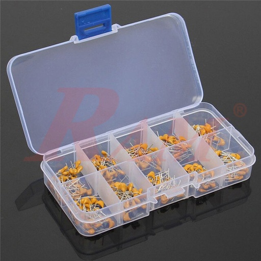 Box of 300pcs 10 Values Ceramic Capacitor 50V 10pF 