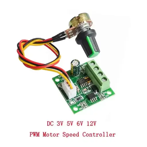 PWM DC Motor Speed Controller Module 1.8V 3V 5V 6V 12V 2A with POT