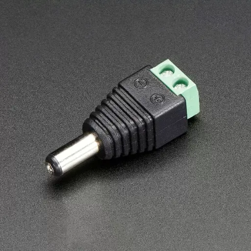 DC Jack Adapter Male with Terminal Block 